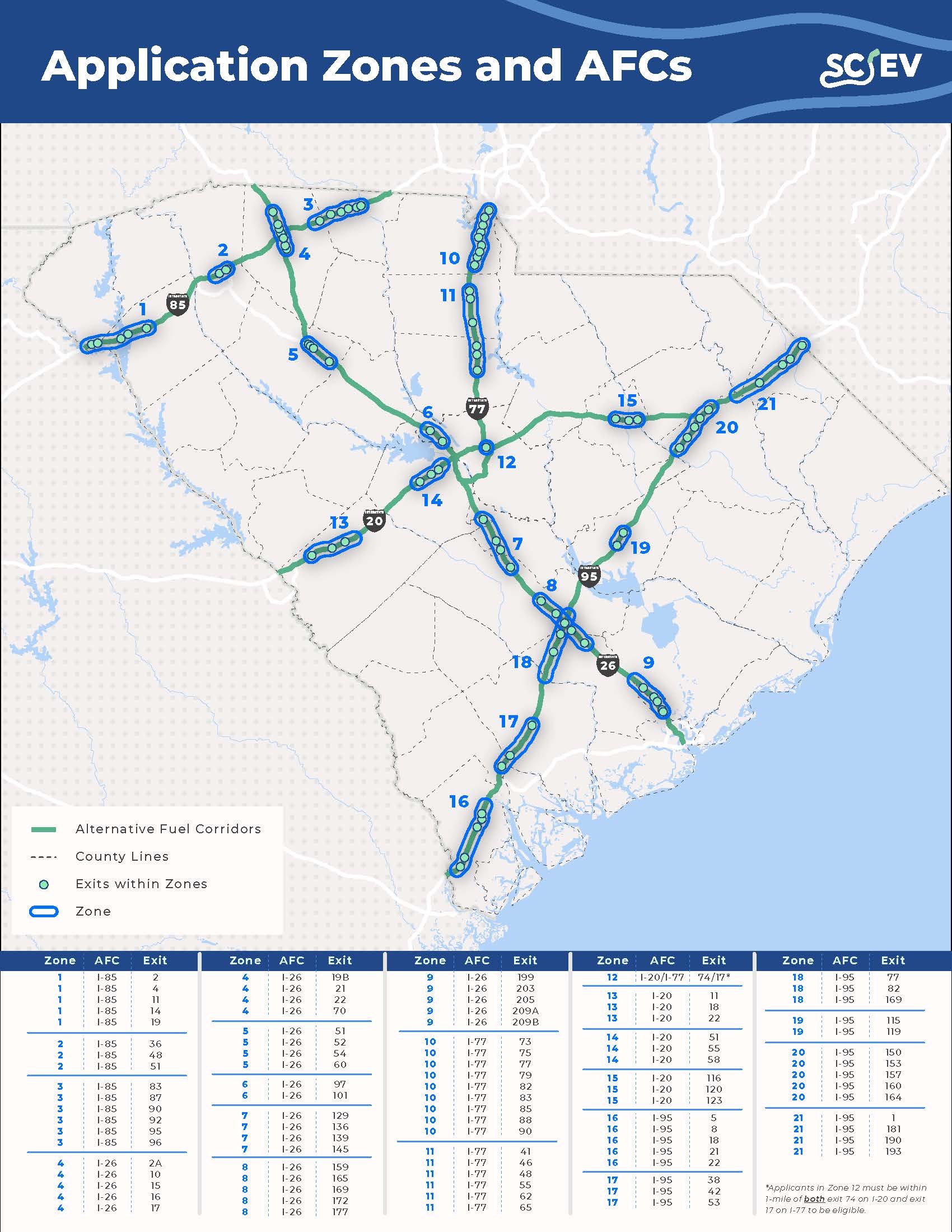 application zones map