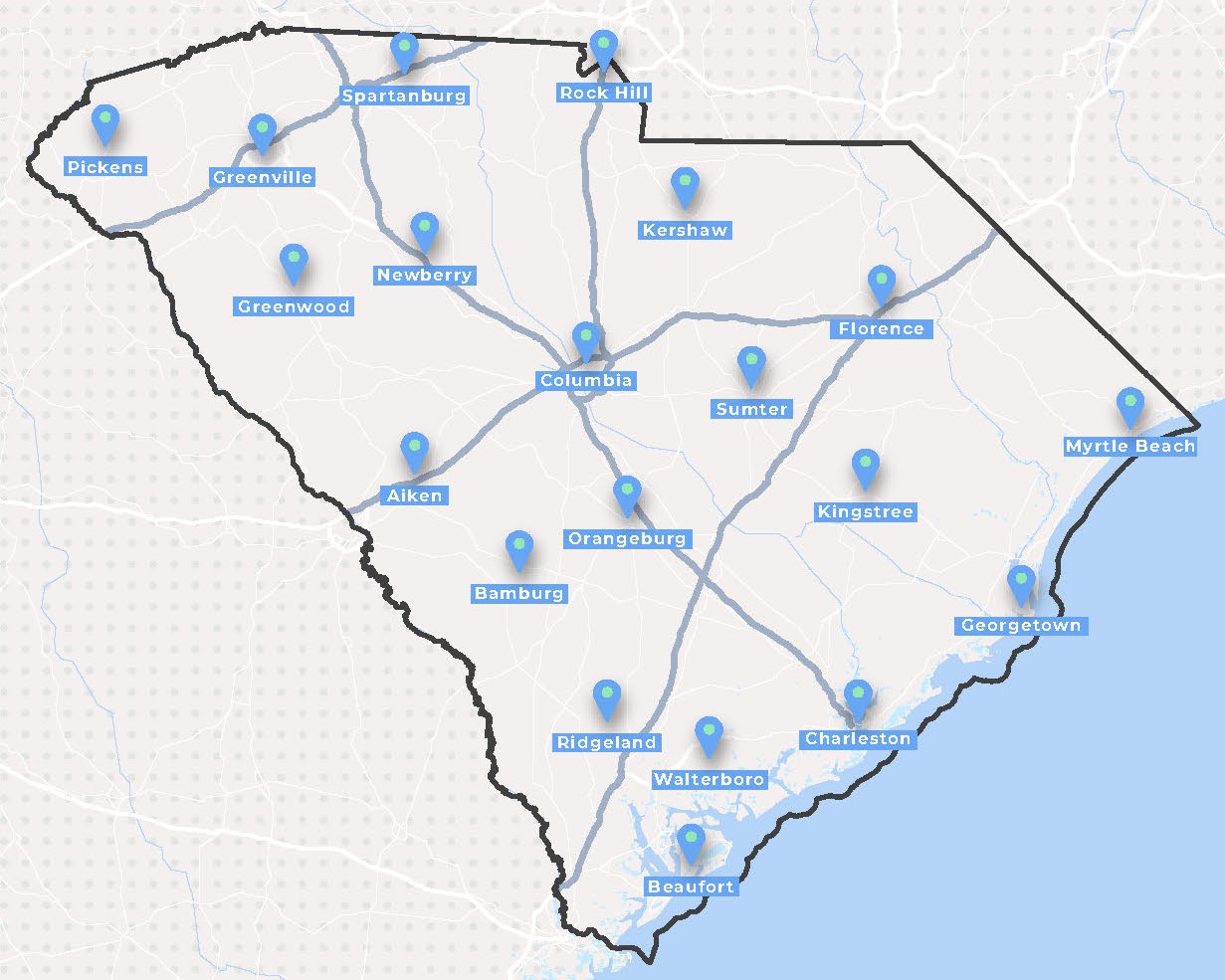 in person meetings map